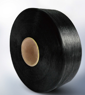Fio de poliéster preto FDY 300D/96F 600D/192F brilhante