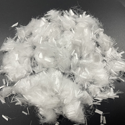 Excelente resistência ao encolhimento de monofilamento branco forma de fibra de PP para camada à prova d'água de industrial