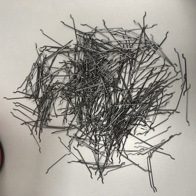 O gancho certificado CE da extremidade colou a fibra de aço 30mm - 55mm para o reforço concreto