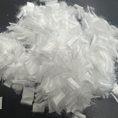 Monofilamentos de fibra de poliéster virgem 100% 110F para resistência ao craqueamento do cimento
