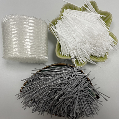 Fibra sintética Macrofiber dos PP do polipropileno para o anti concreto de rachamento do cimento