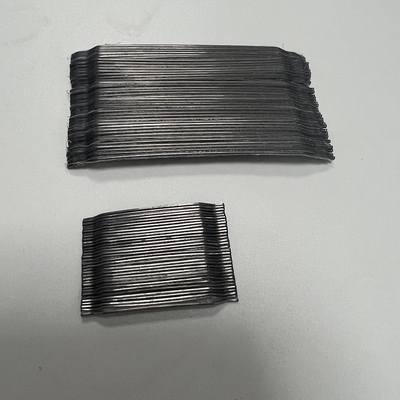 A resistência à tração 1800Mpa de L/D 80 colou a fibra enganchada 80/60 do aço da extremidade para o túnel da mina