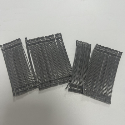 Fibra de aço enganchada colada de grande resistência da extremidade para o túnel industrial Shotcreet do assoalho e a represa