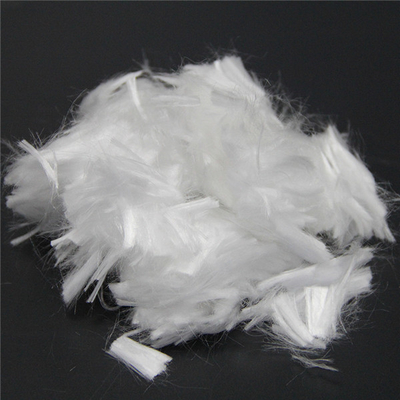 Excelente resistência ao encolhimento de monofilamento branco forma de fibra de PP para camada à prova d'água de industrial