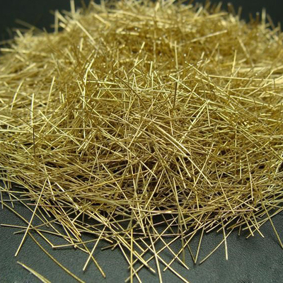 o cobre 12mm de alta elasticidade da força de 6mm revestiu a micro fibra de aço da fibra para o RPC e o UHPC
