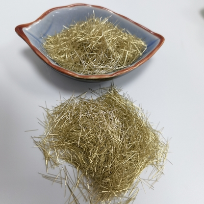 fibra de aço revestida de bronze do diâmetro de 0.2mm 0.22mm micro para UHPC e concreto