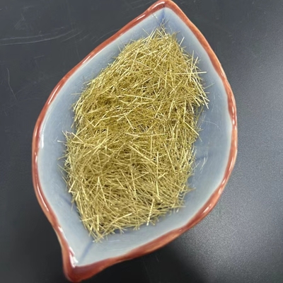 Fibra de aço 0.2x13mm da fibra do Microfilament revestido de cobre de bronze do RPC para o trilho de alta velocidade
