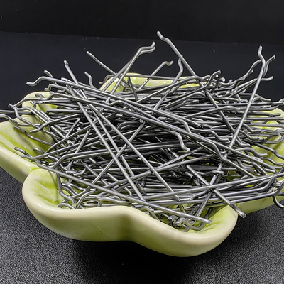 Fibra de aço material necessária da construção concreta para o concreto e o revestimento misturados prontos