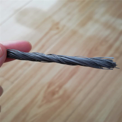 Força de ruptura elevada PP Fibra torcida reforço de forma em feixe para cimento concreto