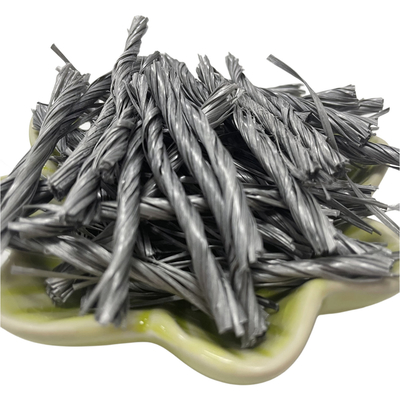Formulário Bunchy torcido fibra 500T dos PP do material de polímero de Buliding para a quebra resistente