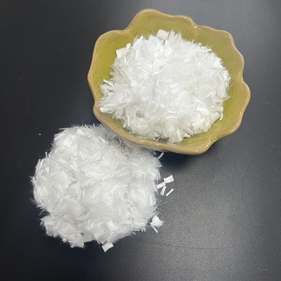 Fibra de ácido poliláctico cortada em seco Fibra de PLA 1.5D*6mm para fabricação de papel