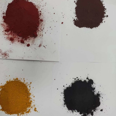 Pigmento de óxido de ferro para cosméticos e papel, plástico e borracha pigmento para porco