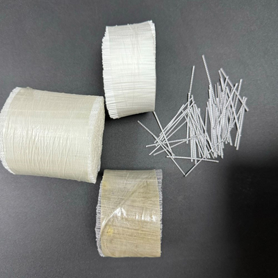 Fibras de polipropileno de macrofibras sintéticas para reforço de betão, utilizadas em material de enchimento