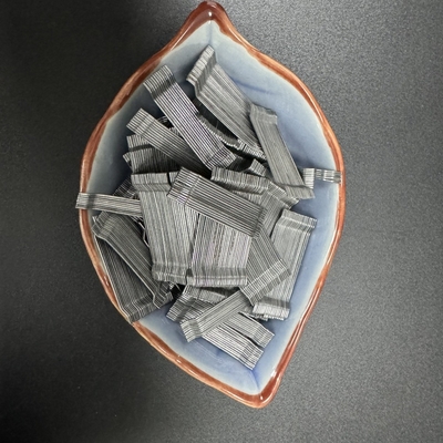 Tipo de extremidade com gancho de fibra de aço para melhorar a resistência ao impacto e à fadiga do concreto