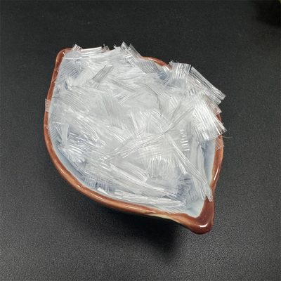 Fibra de malha de PP resistente a rachaduras para reforço de concreto e motos