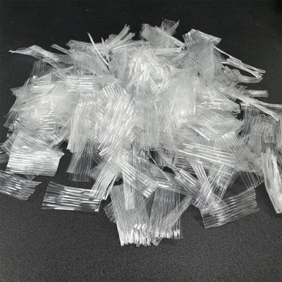 Polipropileno branco PP concretos Mesh Fiber For Projects Construction