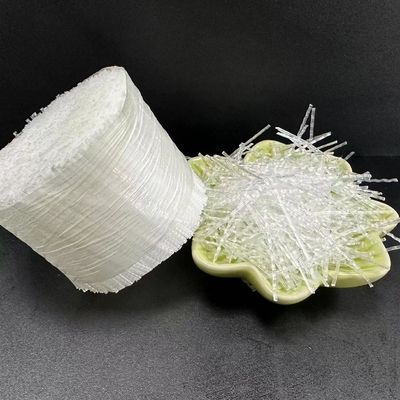 Aditivo de engenharia civil de forma de onda de fibra macro de PP 24-60 mm para reforço de cimento e anti-carcaça
