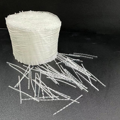 Forma de onda transparente de PP Macrofiber para materiais de reforço da fundação para proteger a estabilidade da fundação