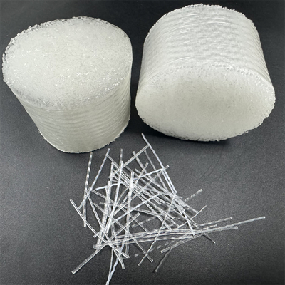 Forma de onda transparente de PP Macrofiber para materiais de reforço da fundação para proteger a estabilidade da fundação