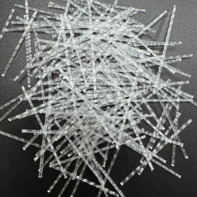 Forma de onda de fibra macro de polipropileno PP de alta resistência para construção de pontes