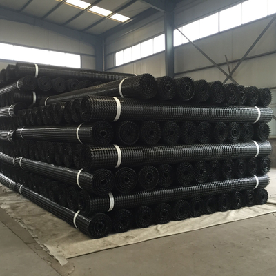 vidro biaxial dos PP Geogrid do polipropileno de 39x39mm para o reforço da base da estrada