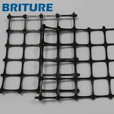 Geotêxtil biaxial Geogrid de Terram do polipropileno para a construção da base da estrada