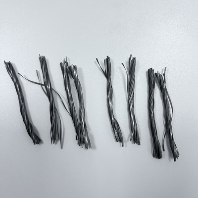 Fibra concreta 54mm Bunchy dos PP do polipropileno fácil da dispersão com de grande resistência