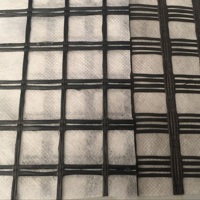 A fibra de vidro Geogrid ou o poliéster Geogrid composited com tela não tecida